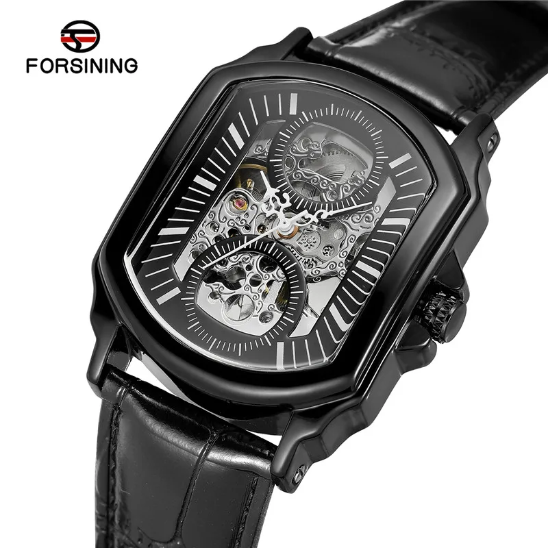 

FORSINING Automatic Mechanical Men Wristwatch Military Army Sport Male Clock Top Brand Luxury Skeleton Waterproof Man Watch 027