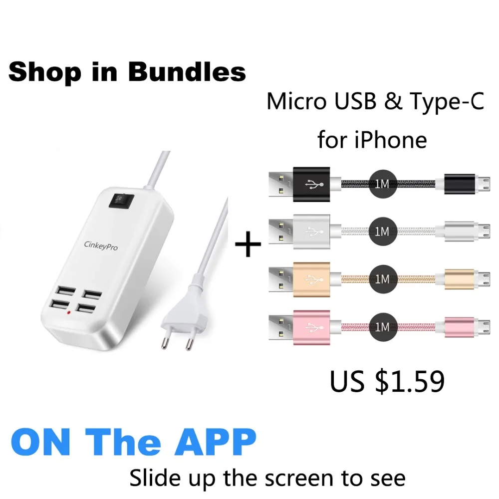 CinkeyPro الاتحاد الأوروبي التوصيل 4 منافذ متعددة شاحن usb حائطي 15 W 3A الذكية محول هاتف لوحي المحمول شحن جهاز ل فون باد