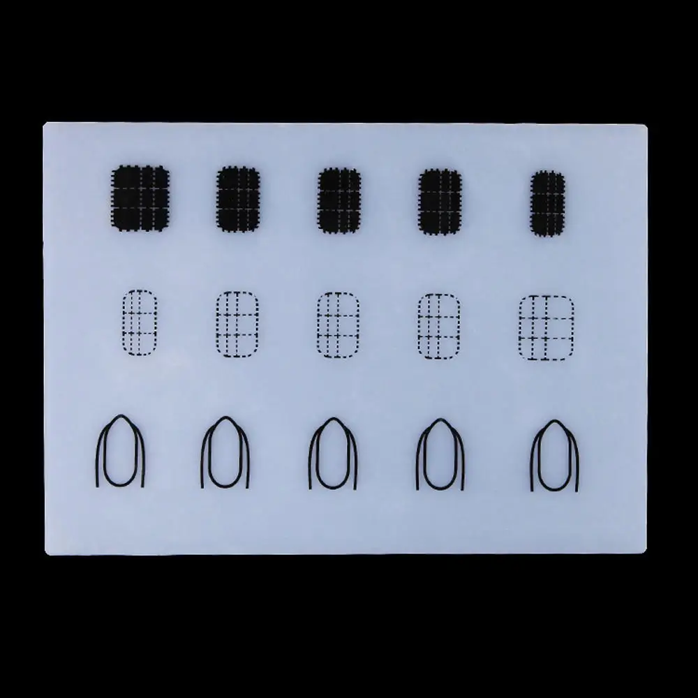 1 шт. силиконовый коврик для ногтей дисплей передачи ИНСТРУМЕНТЫ моющаяся штамповочная пластина для маникюра ногтей - Цвет: Бежевый