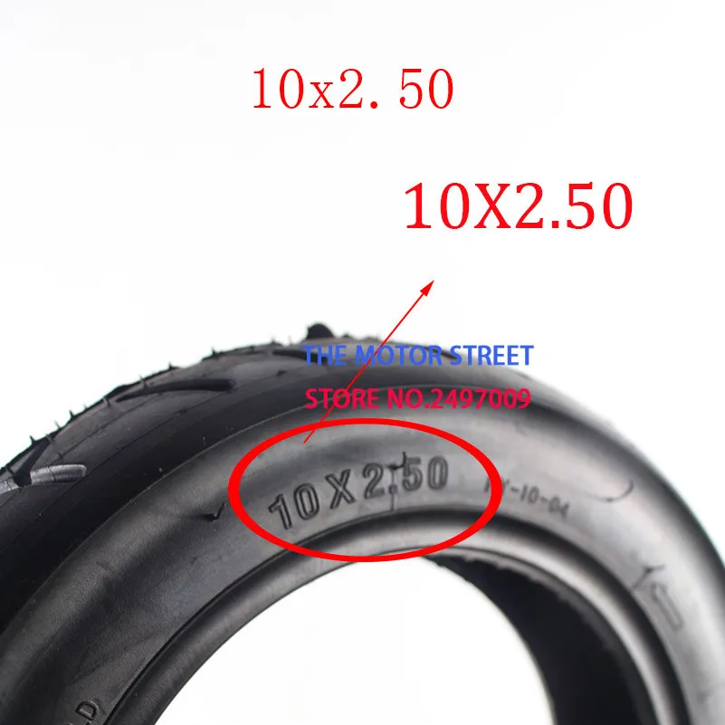 

Hot sale 10 inch Pneumatic 10x2.50 Tire fits Electric Scooter Balance Drive Bicycle Tyre 10x2.5 inflatable Tyre and inner tube