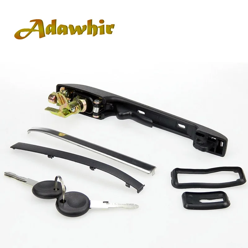 Наружная правая передняя дверная ручка для VW GOLF JETTA MK1 MK2 DERBY 191837206 191837206A|Внешние