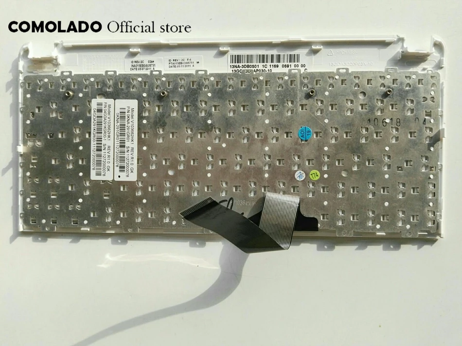TR Турецкая клавиатура для Asus Eee PC 1015 1015B 1015BX 1015PW 1015CX 1015PD 1011 1015PX с белой рамкой