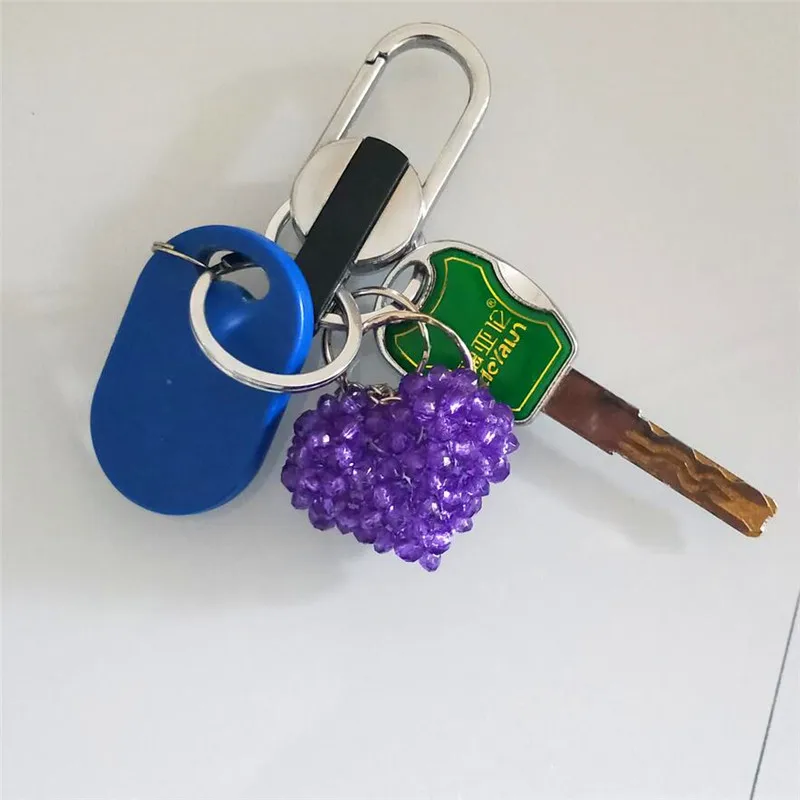 Милый брелок в виде сердца подарок для леди Ms. Bag подвеска ручной работы бусины