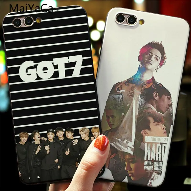

MaiYaCa GOT7 Combination Rubber Phone Case cover For Huawei Honor 9 10 mate9 mate10 P9 P10 plus P20 pro P20 Lite