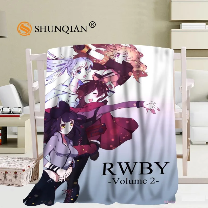 

New Arrival Custom Rwby Blanket Sofa New Blanket Portable Soft Blanket Bed Plane Travel Adult Home Blanket