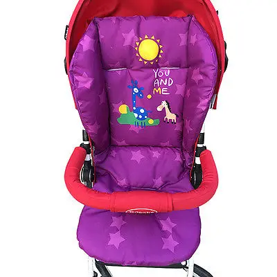 Зимняя новая подушка для детской коляски с рисунком жирафа, подушка для сиденья автомобиля, хлопковая теплая Толстая Подушка для коляски, коврики