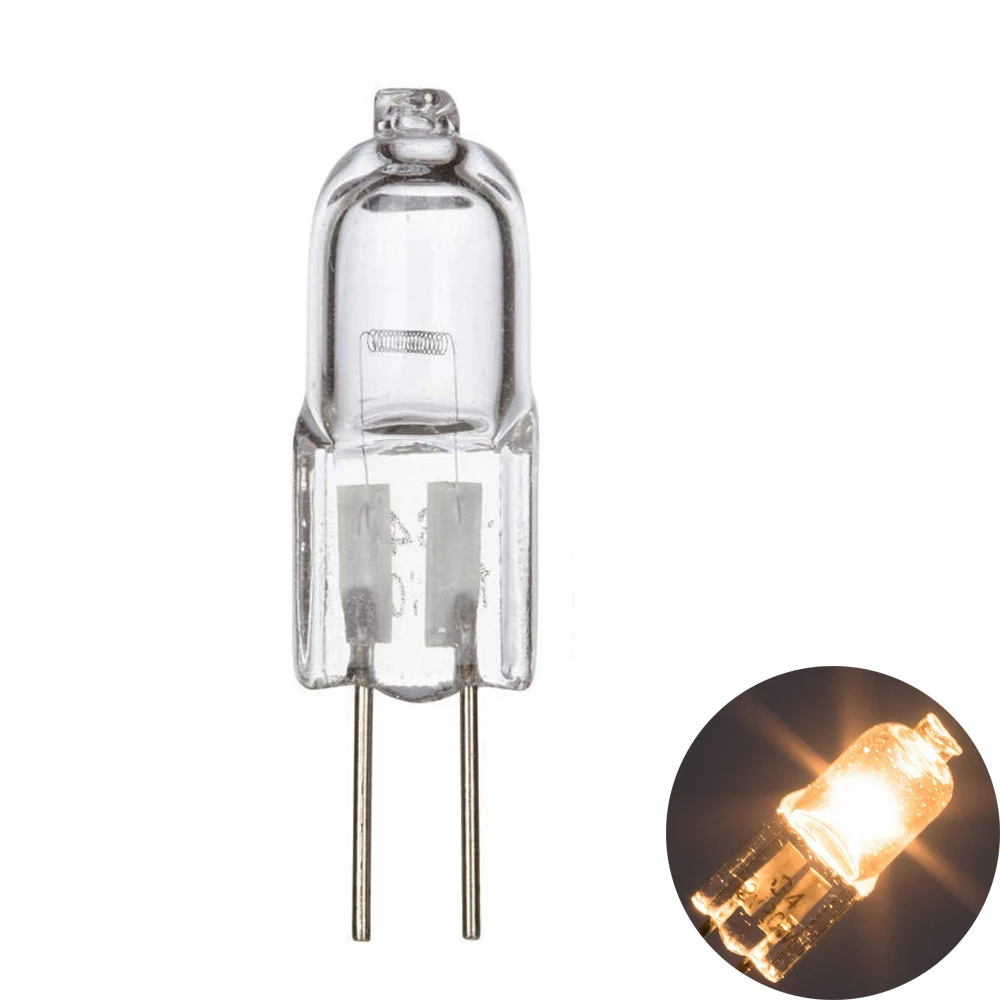 5x Высокое качество Галогенные G4 лампы 12 В Тип jc G4 галогенные лампы с регулируемой яркостью 10 Вт 20 Вт прозрачная каждая лампа с внутренней коробкой RA100 с регулируемой яркостью