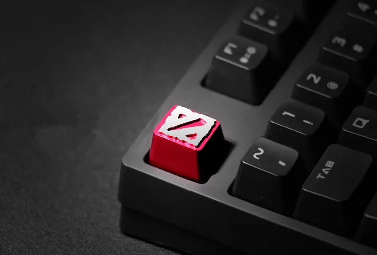 

NEW ARRIVAL DOTA2 OVERWATCH HEROES OF THE STORM Personalized Backlight Aluminum Alloy Anodized Keycap Free Shipping