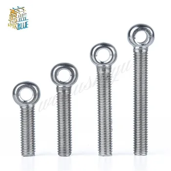 

5pcs M10 stainless steel eye bolt stud articulated anchor bolt fasterners length 40mm to 150mm