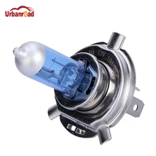 Urbanroad 1 шт. H4 12 V 6000 K белый 100 Вт/90 вт высокий низкий пучок галогенная высокий свет лампочка для передних фар ксенон 9003 Lmp стайлинга автомобилей