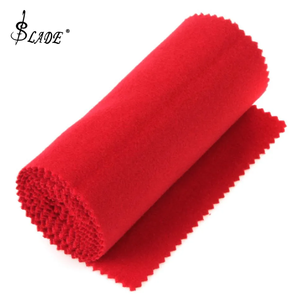 Slade 125*15cm/49.2*5.9inch Red Soft Piano Key Cover Keyboard Dust Cover Cloth for Piano Cleaning Care