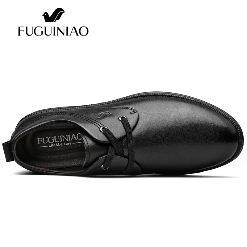 Hombres Los Moda Adulto Británica Masculino Cuero Black Derby Zapatos Casuales Vestido Tenis Formales De brown La Negocio Hombre Pisos wqFYg4np04
