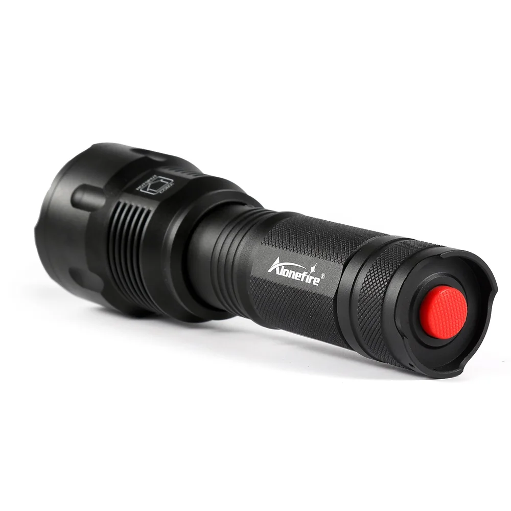 Мощный светодиодный фонарь AloneFire X980 с зумом батареи 26650 Cree для охоты кемпинга