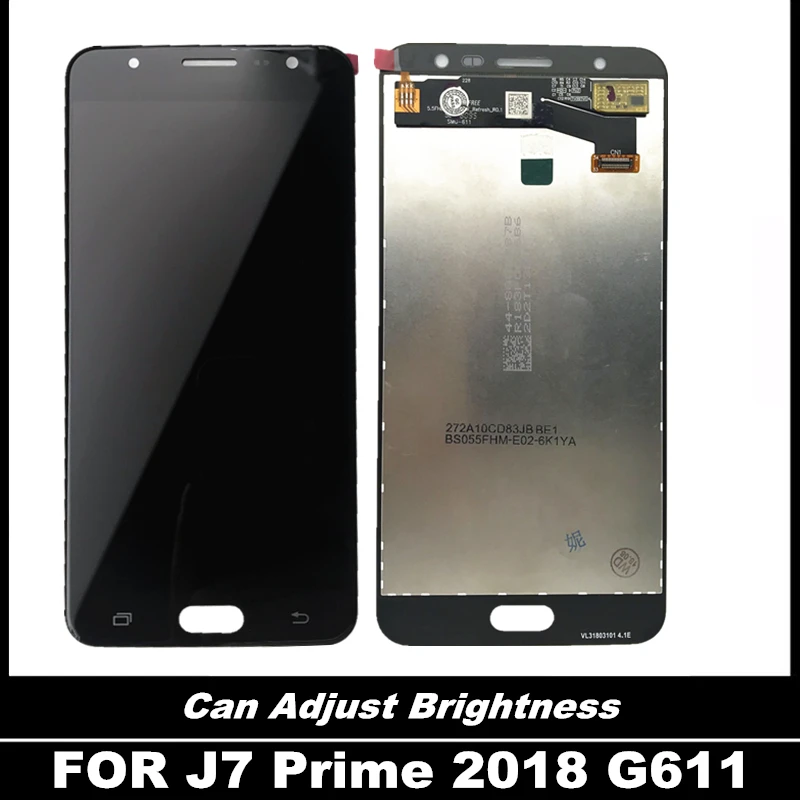 Одиночные/двойные отверстия для Samsung Galaxy J7 Prime 2018 G611 G611F дисплей кодирующий