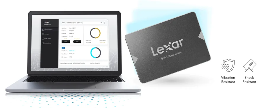 Lexar 128G 256G 512G NS100 2," SATA III 6 ГБ/сек. Твердотельный накопитель(SSD) 550 МБ/с. читать серый для большой размер затрудняетесь в выборе правильного размера? Данные фото видео в формате 4K