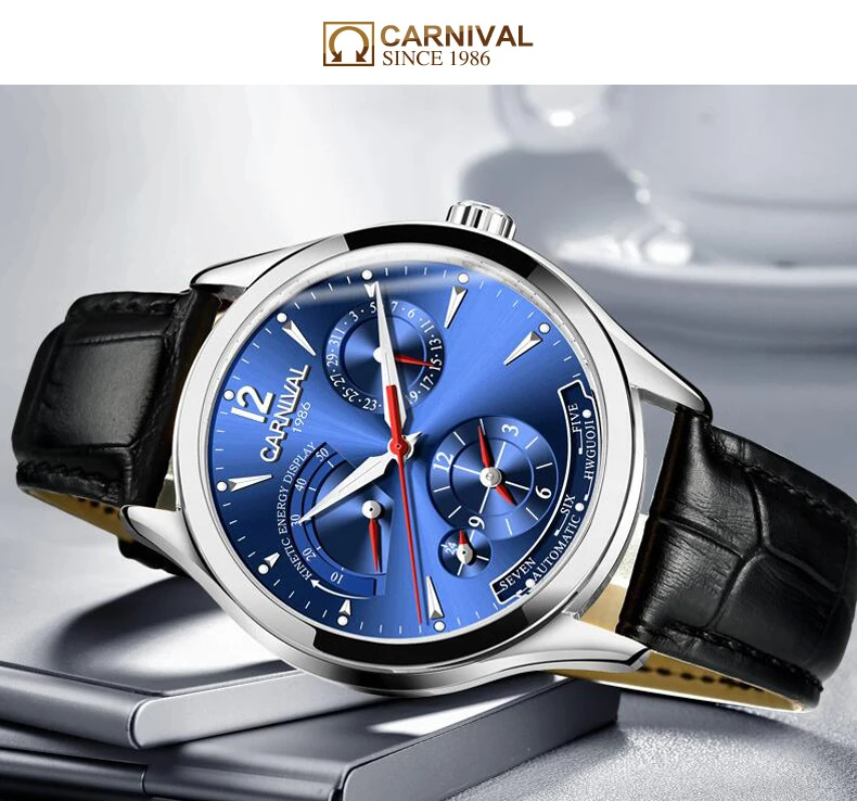 Карнавальные водонепроницаемые мужские часы от ведущего бренда, роскошные светящиеся мужские спортивные часы, автоматические механические мужские военные армейские часы для мужчин