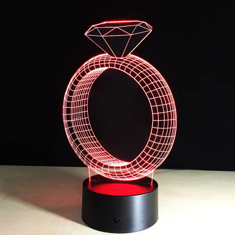 Diamond 3D lamp led (5)
