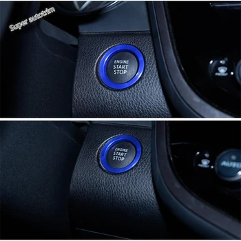 

Lapetus Engine Start Stop Ring Keyless Start System Button Cover Trim Metal Accessories Interior Fit For Toyota Avalon 2019 2020
