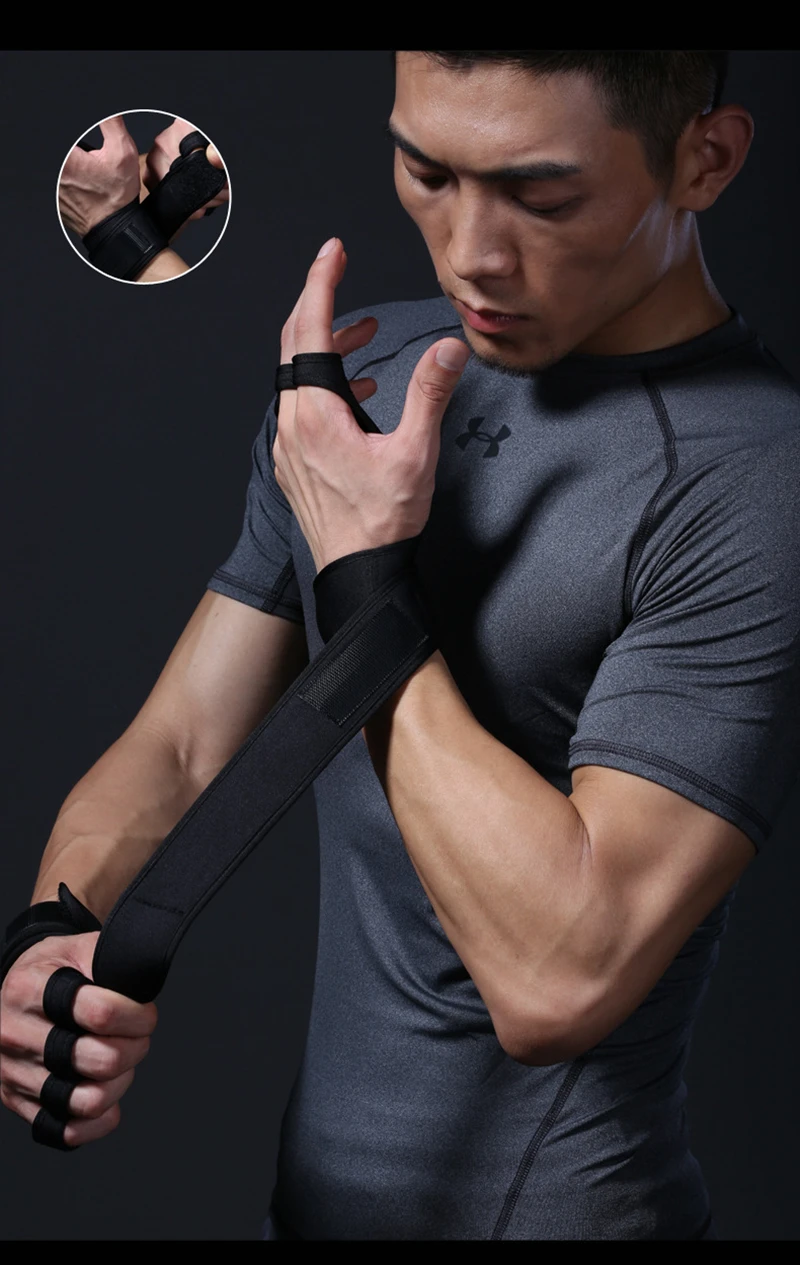 Gym Gloves Heavyweight Sports Exercise Weight Lifting Gloves Body Building Training Sport Fitness Gloves for Fiting Cycling (25)