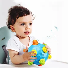 Zhenwei Ранние развивающие детские прыжки мяч Свет Звук вокальный Игрушки для малышей детские спортивные игрушки Ручные игры Рождественская игрушка