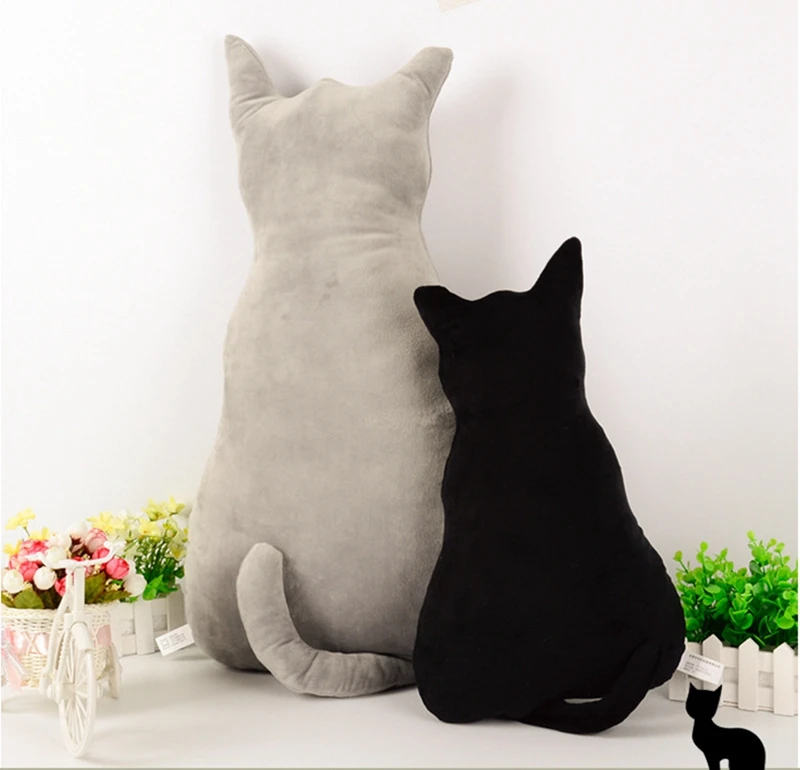 1 шт. 45 см 30 см мягкое модное заднее сиденье для кошки диванная подушка милая плюшевая животная набитая Подушка с мультяшными персонажами великолепные игрушки для подарка