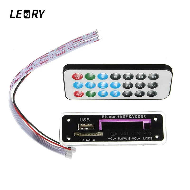 LEORY Mini Wireless bluetooth MP3 Decoder Board With USB U