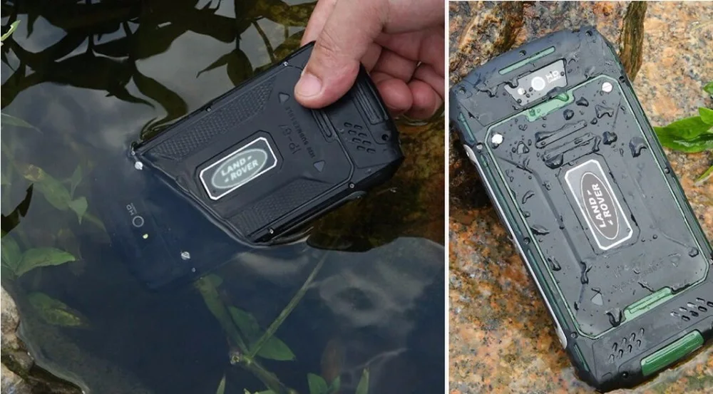 Land Rover X2 IP67 impermeable a prueba de golpes a prueba de teléfono móvil 5,0 \ Land Rover X2 IP67 impermeable a prueba de golpes a prueba de teléfono móvil 5,0 \