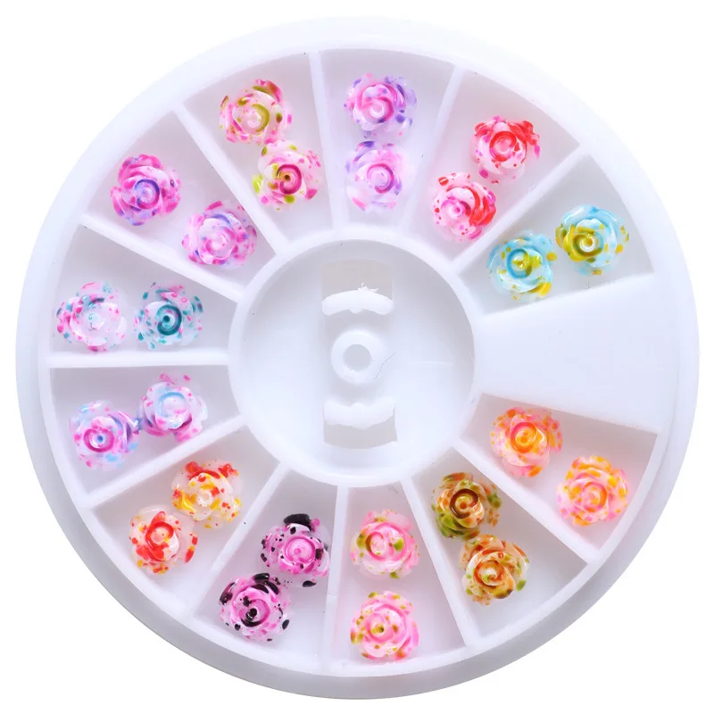 

LF 1Pcs Mixed Resin Rhinestone For Nail Stickers Needlework FlatBack Scrapbooking Decoration DIY Embellishments Accessories