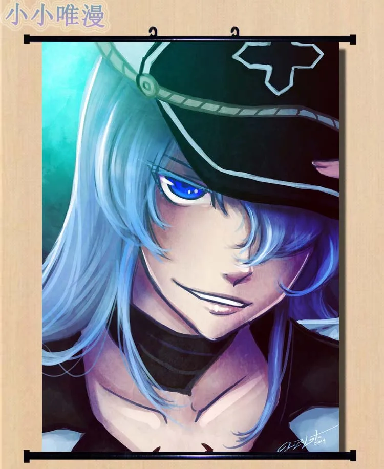 Японское аниме Akame ga KILL! Персонаж сексуальная девушка Esdese Esdeath домашний декор