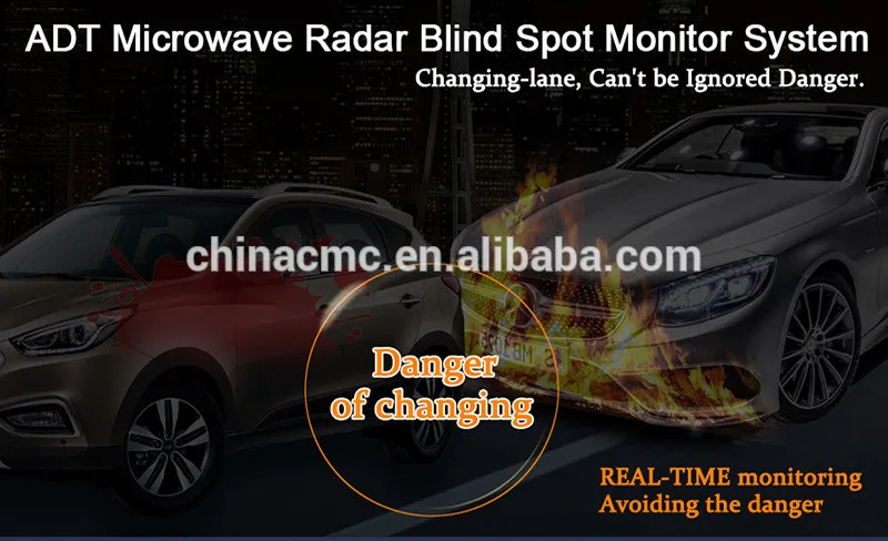 24 GHZ Microwave Automotive Radar Blind Spot Monitor Side Assist System fit for every vehicle-