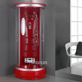

Household Bathroom Shower Room Home Integrated Steam Shower Enclosure Tempered Glass Round Steam Shower Room 220V 3000W Type-08