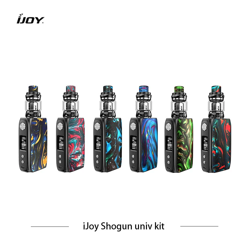 Electronic Cigarettes iJoy Shogun Univ 180W Kit Dual 18650 Box Mod Vaporizer Katana Subohm Tank VS VOOPOO DRAG 2 E Cigarettes Electronic Cigarettes iJoy Shogun Univ 180W Kit Dual 18650 Box Mod Vaporizer Katana Subohm Tank VS VOOPOO DRAG 2 E Cigarettes