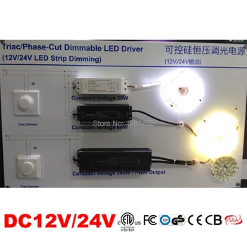 

Phase Triac Dimmable Led Driver DC 12V 24V 100W 150W 200W Power supply electronic transformer alimentation 110 220 Strip Dimming