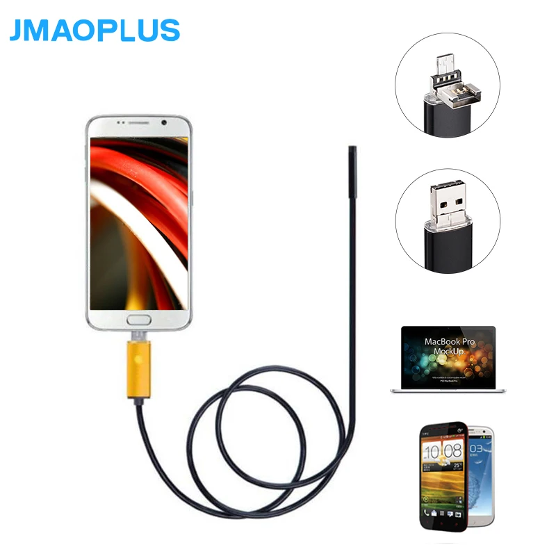 

Military Security Camera Endoscope HD Micro Scope Boroscope Pipe Camera Inspection For Windows & Macbook PC