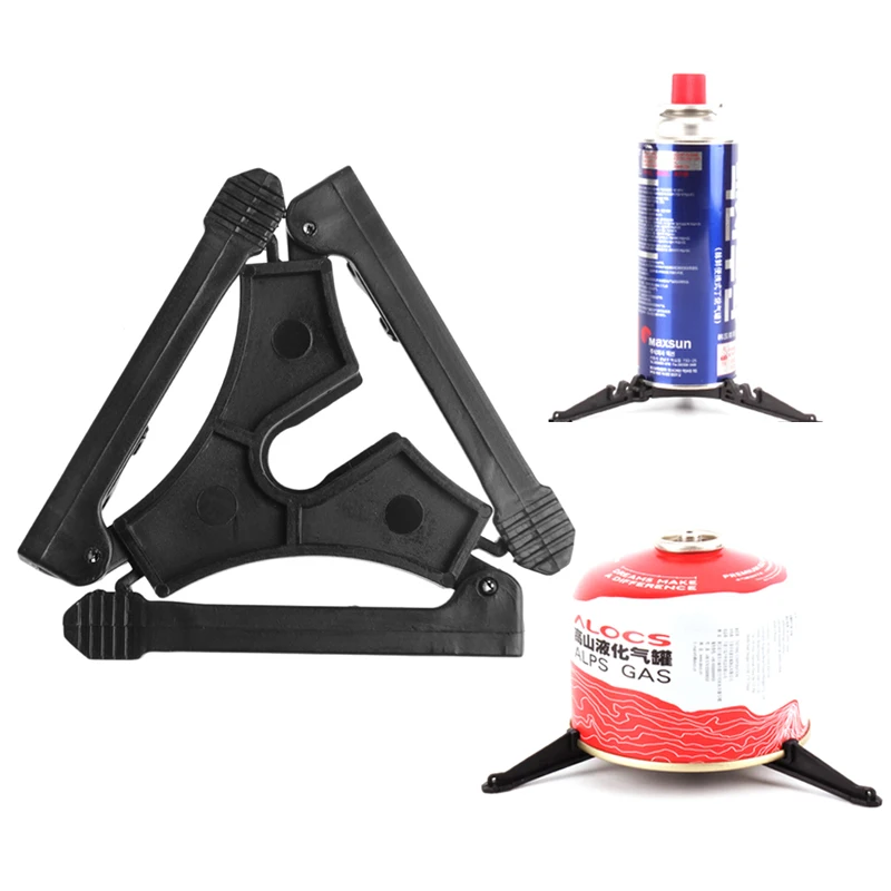 

Folding Outdoor Camping Hiking Cooking Gas Tank Bracket Canister Stand Tripod W15