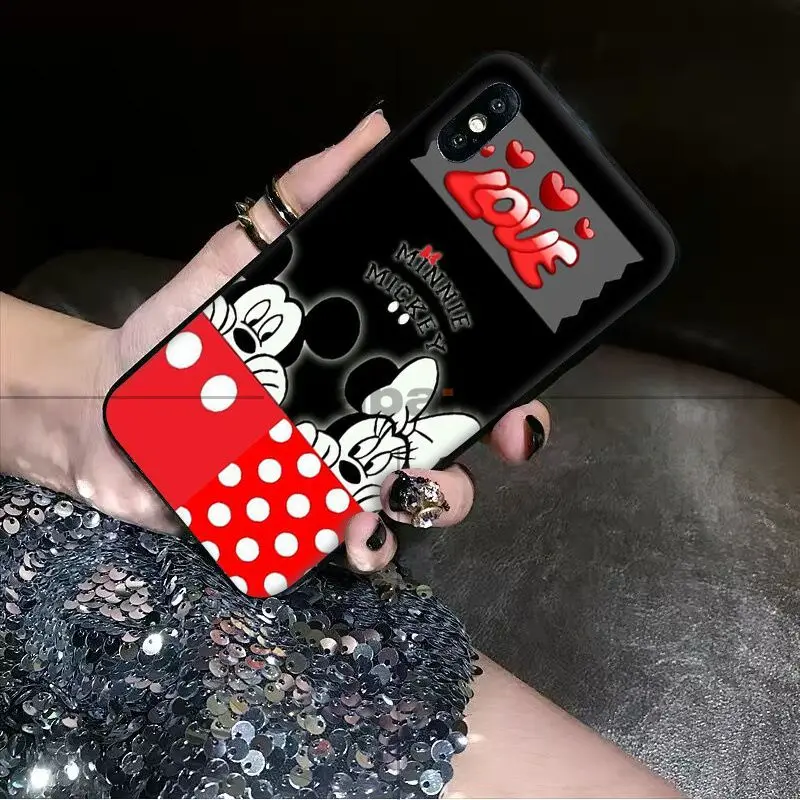 Lovely Cartoon Mickey ang Minnie Kiss