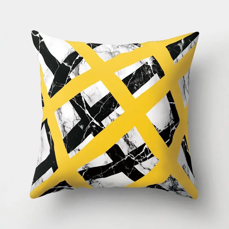 Geometric Printed Pillow Case Cover Square Decorative pillow set 45cm*45cm Polyester Pillowcase Home Decorative zara*women 1pcs