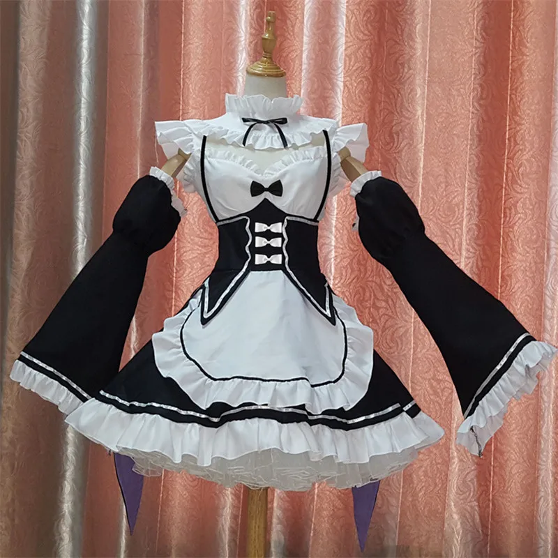Карнавальный костюм Ram/Rem Re:zero Kara Hajimeru Isekai Seikatsu Re Life в другом мире каваи сестры