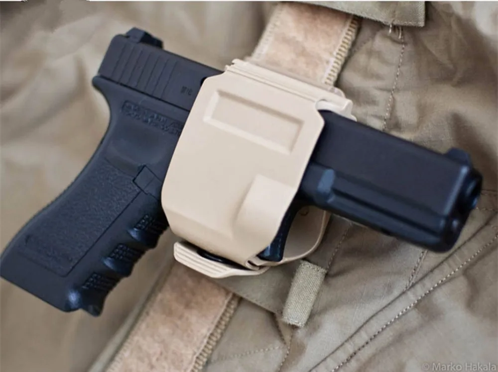

CP style pistol G17 holster GLOCK 19 23 Tactical Airsoft Paintball ar15 Accessories Hunting Shooting Roto Right-Handed Gun Clip