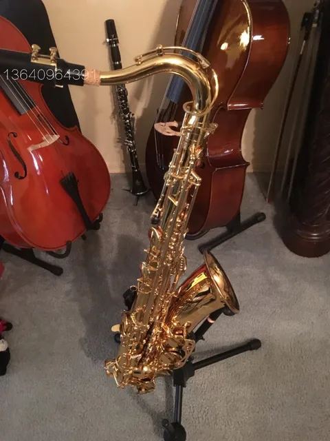 Cheap Hot selling France Selmer Saxophone tenor saxophone B flat tube high-grade paint gold shipping quality assurance