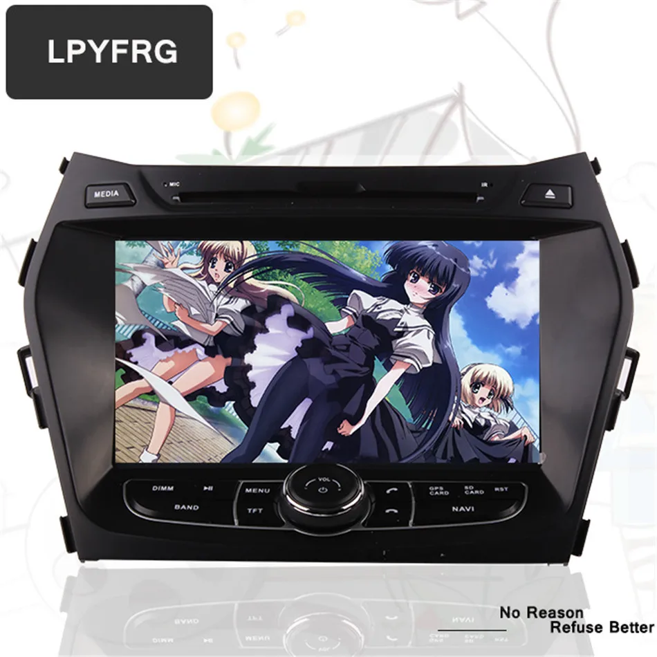 Perfect 1024*600 4G+64G android 9.0 car dvd player for Hyundai Santa FE IX45 2013 2014 stereo car radio gps navigation Head unit 4G/WIFI 2