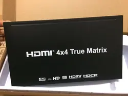 HDMI 4x4 правильная матрица Full HD 4 к 2 к HDMI переключатель сплиттер 4 вход 4 выход 3D 1080 P HDCP правильная матрица конвертер + AC адаптер питания