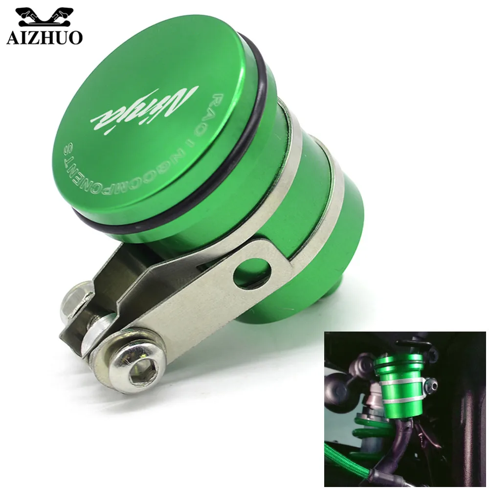 Universal Motorcycle Oil Fluid Cup Brake Fluid Reservoir Clutch Tank For KAWASAKI EX500R NINJA NINJA 650R NINJA 300 250R 400R