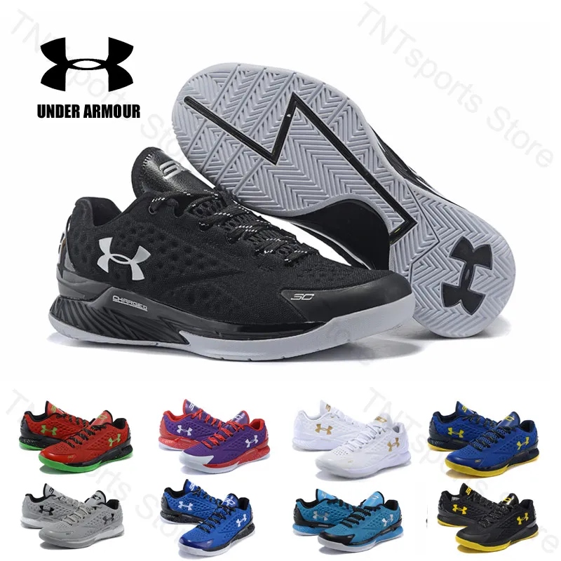 

Under Armour Basketball Shoes Men UA CURRY ONE 1 Sport Shoes zapatillas hombre Outdoor Athletic Cushioning Sneakers Size 40-46
