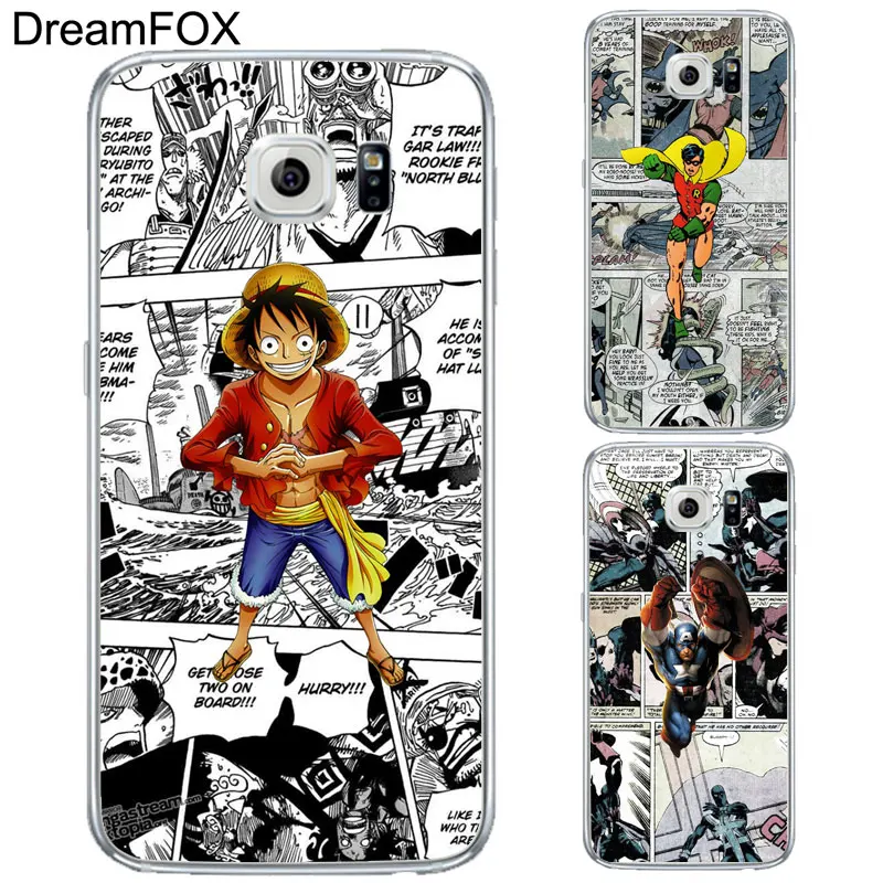 DREAMFOX L103 America Marvel Soft TPU Silicone Cover For Samsung Galaxy S5 S6 S7 S8 S9 S10 S11 5G S11E S10E Lite Edge Plus Case |