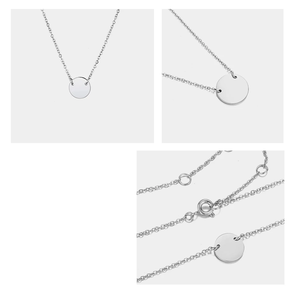 E-Manco минималистичное золотое ожерелье из нержавеющей стали, колье, ожерелье s для женщин, массивные ожерелья, ювелирные изделия