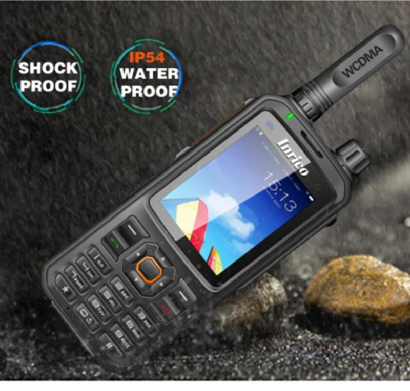 

2019 SIM Card network walkie talkie two way radio WCDMA GSM bluetooth walkie talkie 3500mAh battery