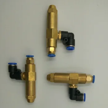 

Fuel oil burner spray nozzle, boiler parts, Siphon brass air atomizing nozzle for waste oil or atomize essential oils