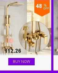 Senducs Black Orb Bathroom Shower Set With Quality Brass Bathroom Shower Faucet Inwall Shower Sets Golden Bathroom Shower Faucet