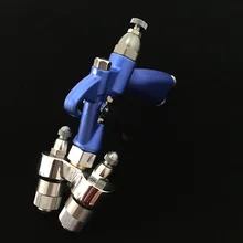 SAT1201 автомобильный распылительный компрессор двойное сопло оборудование для распыления краски пневматический Краскораспылитель с двойным соплом инструменты для краски автомобиля